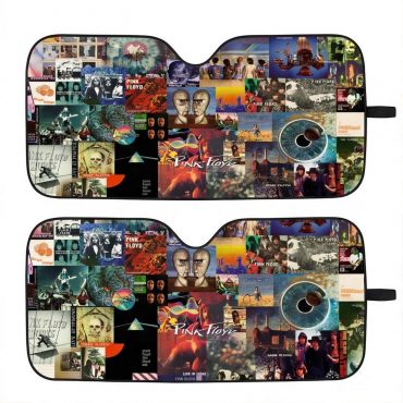 Pink Floyd Auto Sun Shade - Collage Albums