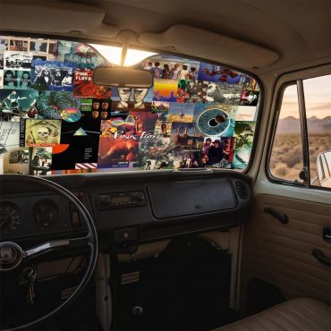Pink Floyd Auto Sun Shade - Collage Albums