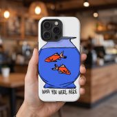 Pink Floyd Phone Case - Wish You Were Here lost souls in Fish Bowl Doodle Art