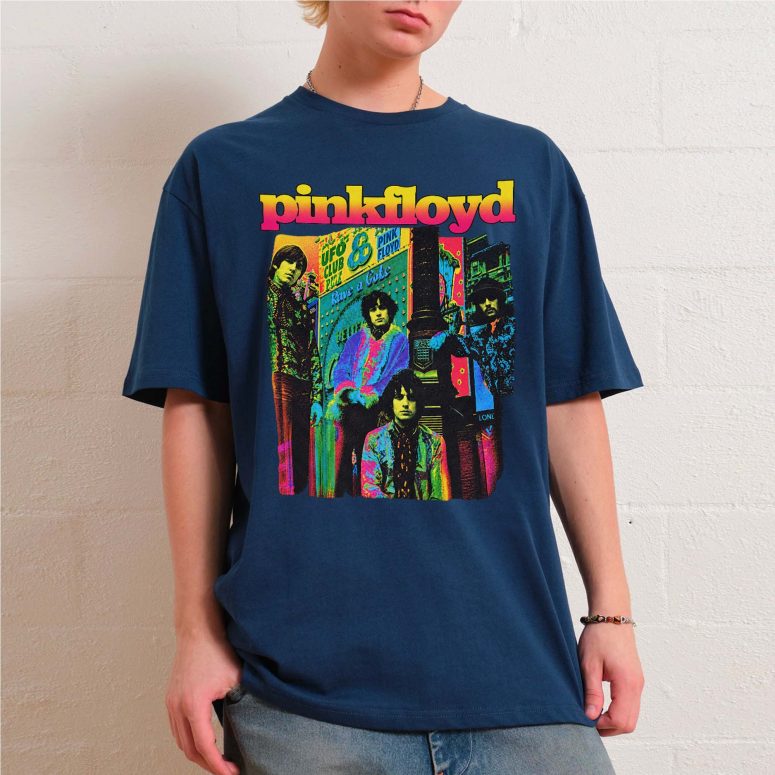 Pink Floyd Shirt - Psychedelic Colors Members