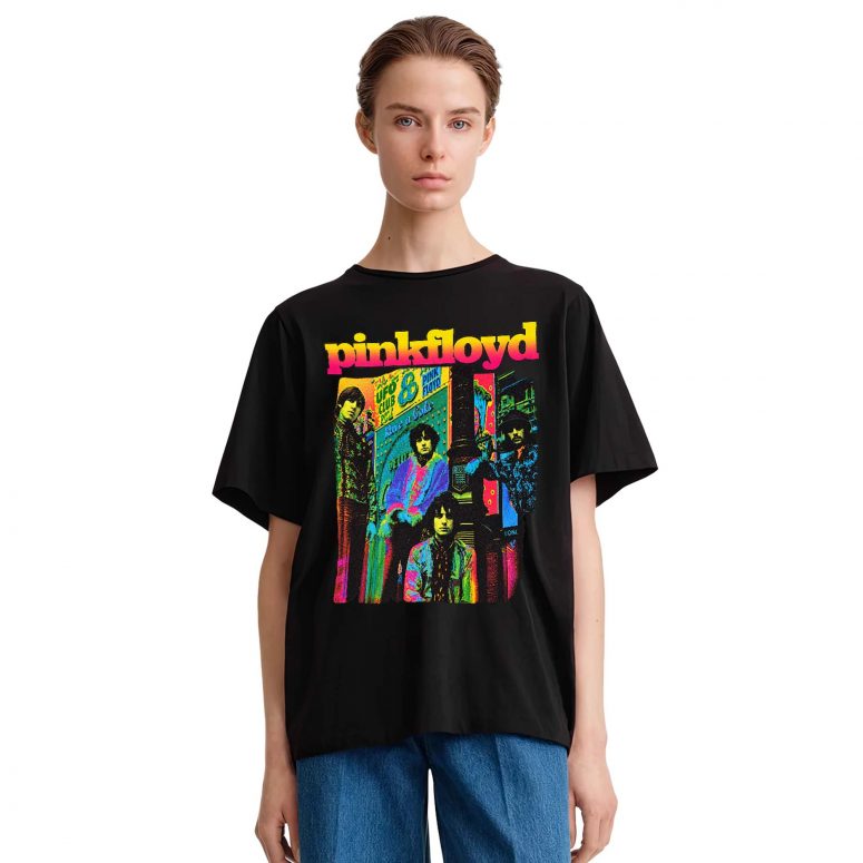 Pink Floyd Shirt - Psychedelic Colors Members