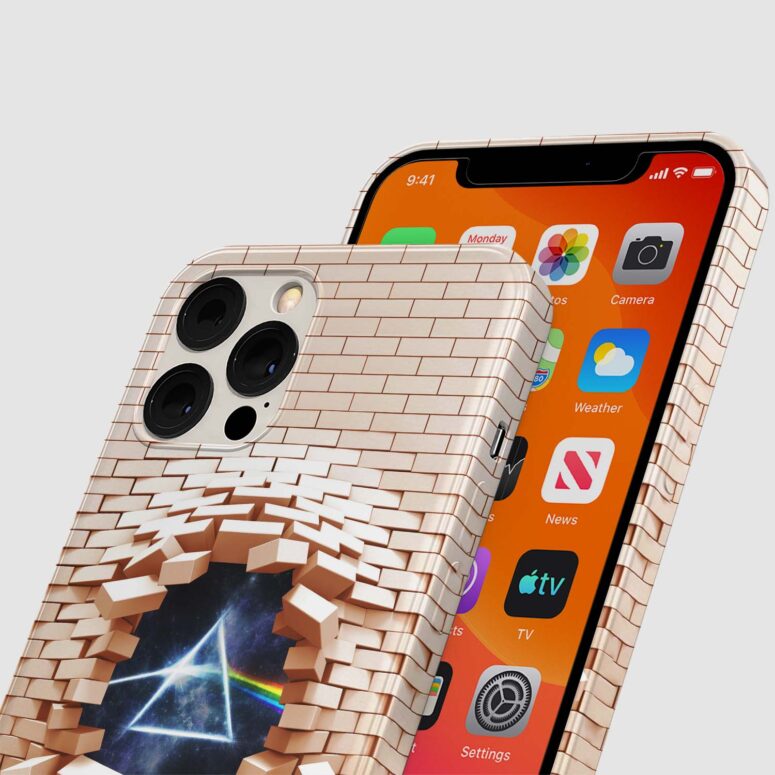 Pink Floyd Phone Case - Dark Side Of the Moon Break Wall