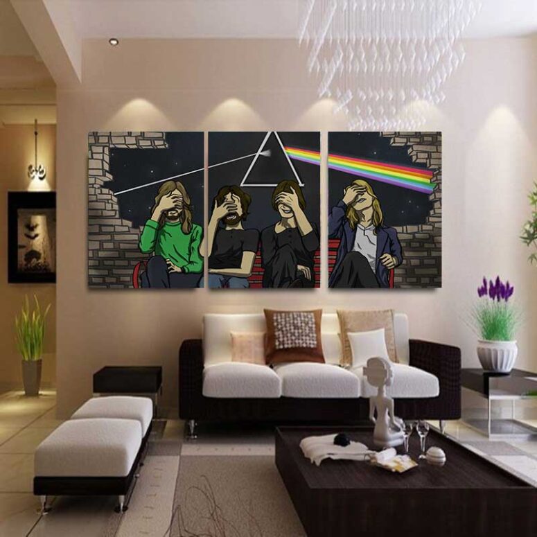 Pink Floyd Facepalm Canvas