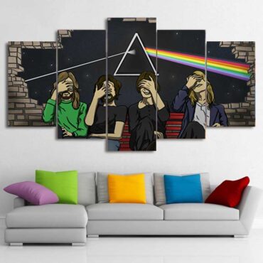 Pink Floyd Facepalm Canvas