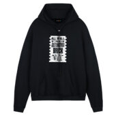 All In All Its Just Another Brick In The Wall Front Hoodie Black - OtherBrick