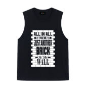 All In All Its Just Another Brick In The Wall Front Tank Black - OtherBrick