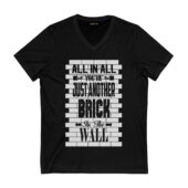 All In All Its Just Another Brick In The Wall Front Vneck Black - OtherBrick