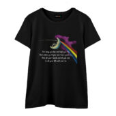 All Your Life Will Ever Be Pink Floyd Breathe Lyric Front Wtee Black - OtherBrick