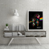 All You Touch And All You See Pink Floyd Lyrics Canvas Vertical1pieces15theate - OtherBrick