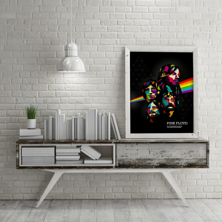 All you touch and all you see Pink Floyd Breathe lyrics Canvas