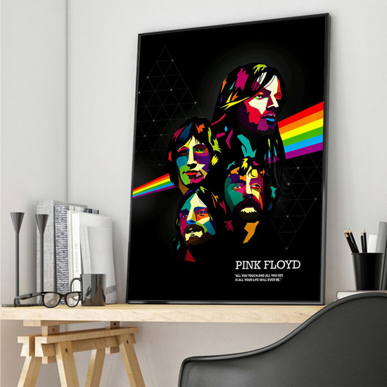 All you touch and all you see Pink Floyd Breathe lyrics Canvas