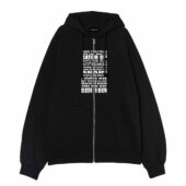 And You Run And You Run To Catch Up With The Sun Time Lyric Front Ziphoodie Black - OtherBrick