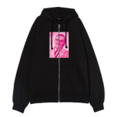 Andy Griffith Pink Floyd Front Ziphoodie Black - OtherBrick