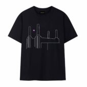 Animals Album Inflatable Flying Pigs Front Tshirt Black - OtherBrick