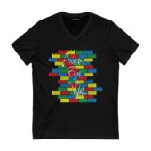 Another Brick In The Wall Pink Floyd Front Vneck Black - OtherBrick