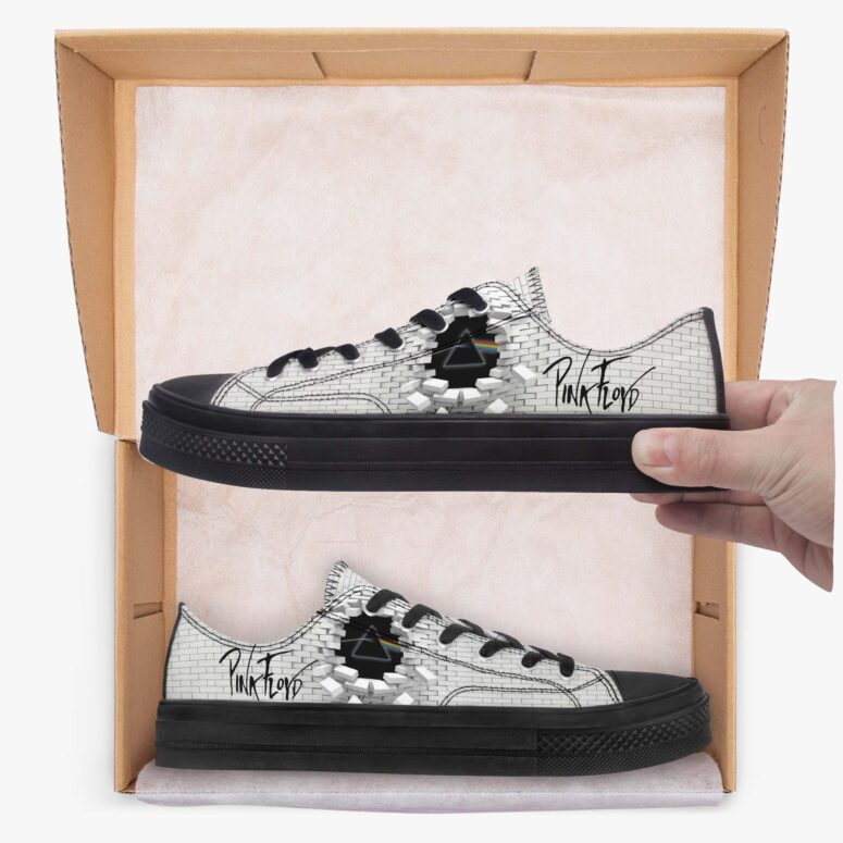 Another Brick in the Wall 3D - Pink Floyd Canvas Shoes
