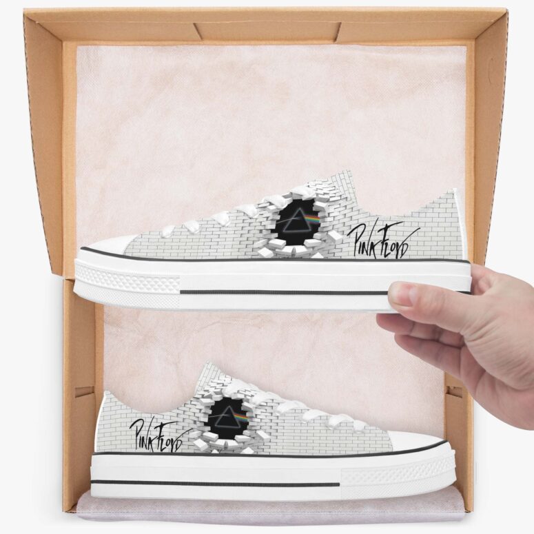 Another Brick in the Wall 3D - Pink Floyd Canvas Shoes