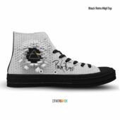 Another Brick In The Wall 3d – Pink Floyd Canvas Shoes Black Retro Hightop - OtherBrick