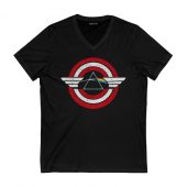 Captain Autism Dark Side Of The Moon Front Vneck Black - OtherBrick