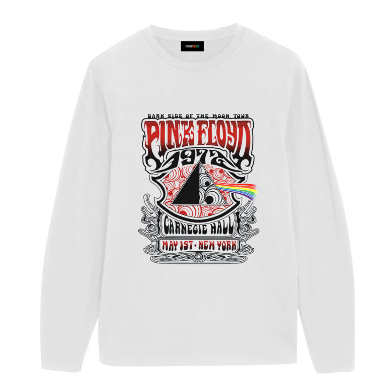 Dark Side Of The Moon Tour Carnegie Hall New York 1972 Pink Floyd Shirt