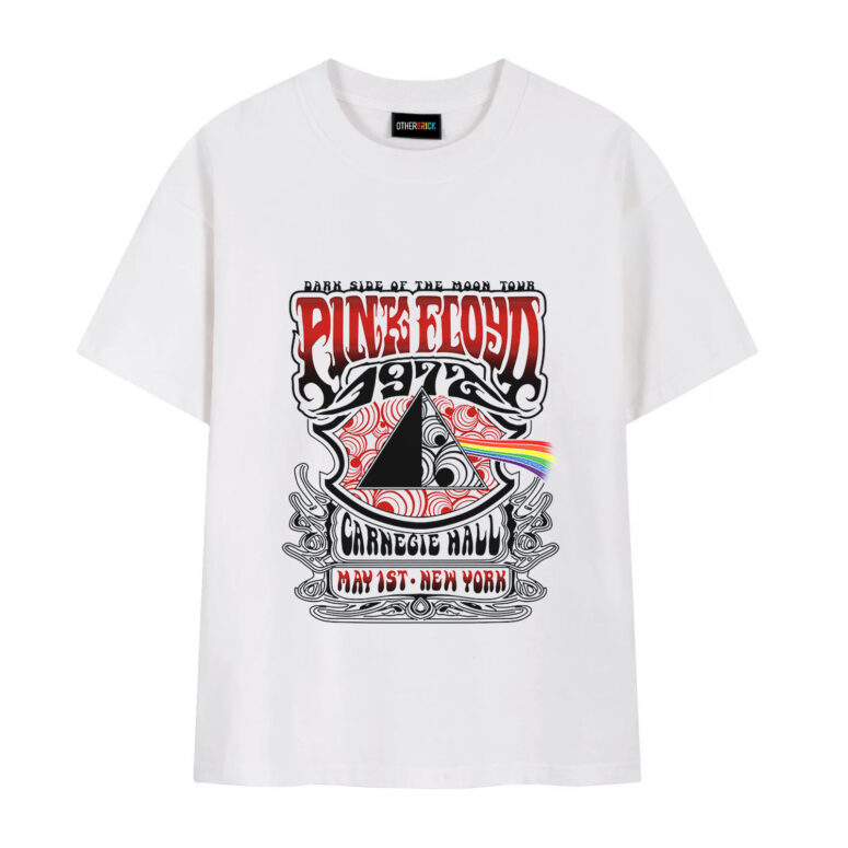 Dark Side Of The Moon Tour Carnegie Hall New York 1972 Pink Floyd Shirt