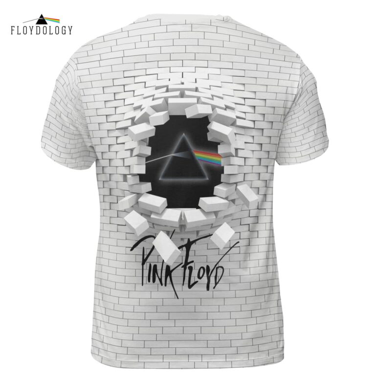 Dark Side Of The Moon Break The Wall 3D Pink Floyd Shirt