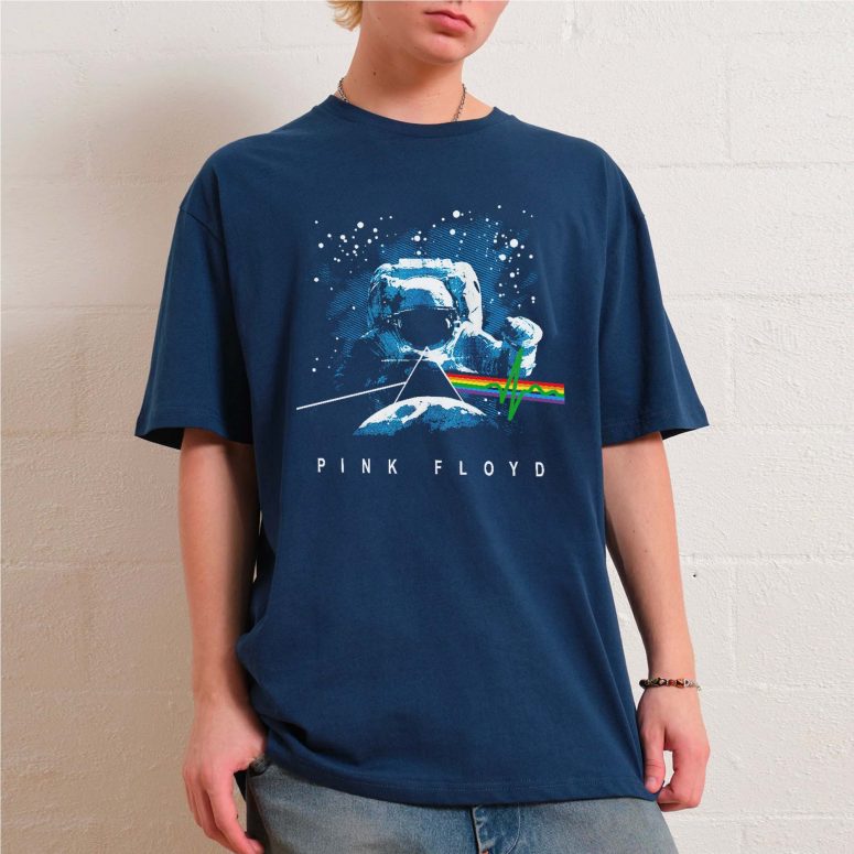 Pink Floyd Shirt - Dark Side Of The Moon Pyramid Astronaut