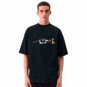 Dark Side Of The Reading Rainbow Pink Floyd Front Shirt Man Black 1 - OtherBrick