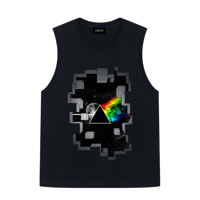 Dark Side of the Moon Galaxy Break Wall Pink Floyd Shirt
