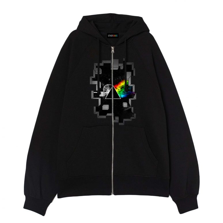 Dark Side of the Moon Galaxy Break Wall Pink Floyd Shirt