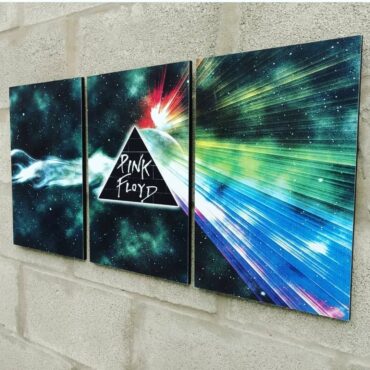 Dark Side Of Moon Galaxy Green Pink Floyd Canvas Dark Side Of Moon Galaxy Green Pink Floyd Canvas