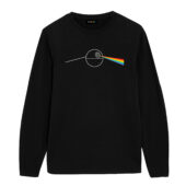Dark Side Of The Death Star Front Longsleeve Black - OtherBrick