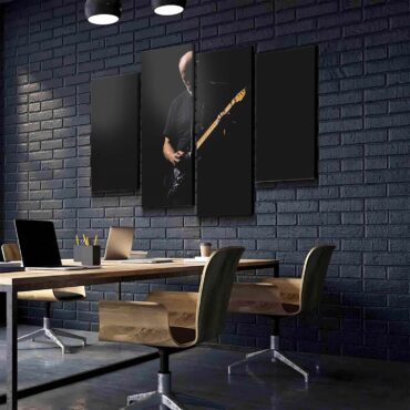 David Gilmour Performing Pink Floyd Canvas