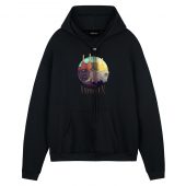 Dog Pig Sheep Animals Art Front Hoodie Black - OtherBrick