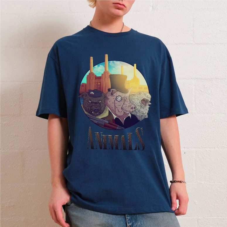 Dog Pig Sheep Animals Art Shirt