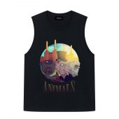 Dog Pig Sheep Animals Art Front Tank Black - OtherBrick