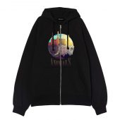 Dog Pig Sheep Animals Art Front Ziphoodie Black - OtherBrick