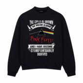 Dream Is Gone I Have Become Comfortably Numb Front Sweatshirt Black - OtherBrick