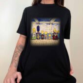 Floyd On Simpsons Back Art Front Shirt Woman Black - OtherBrick