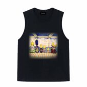 Floyd On Simpsons Back Art Front Tank Black - OtherBrick