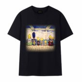 Floyd On Simpsons Back Art Front Tshirt Black - OtherBrick