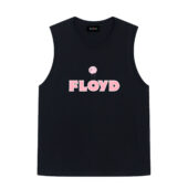 Floyd In Pink Front Tank Black - OtherBrick