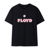Floyd In Pink Front Tshirt Black - OtherBrick
