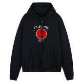 Floydian Slip Pink Floyd Front Hoodie Black - OtherBrick