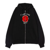 Floydian Slip Pink Floyd Front Ziphoodie Black - OtherBrick