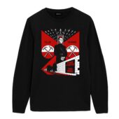 Follow The Worms The Wall Pink Floyd Front Longsleeve Black - OtherBrick