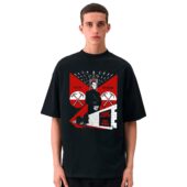 Follow The Worms The Wall Pink Floyd Front Shirt Man Black 1 - OtherBrick