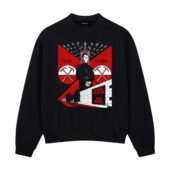 Follow The Worms The Wall Pink Floyd Front Sweatshirt Black - OtherBrick