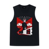 Follow The Worms The Wall Pink Floyd Front Tank Black - OtherBrick