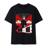 Follow The Worms The Wall Pink Floyd Front Tshirt Black - OtherBrick